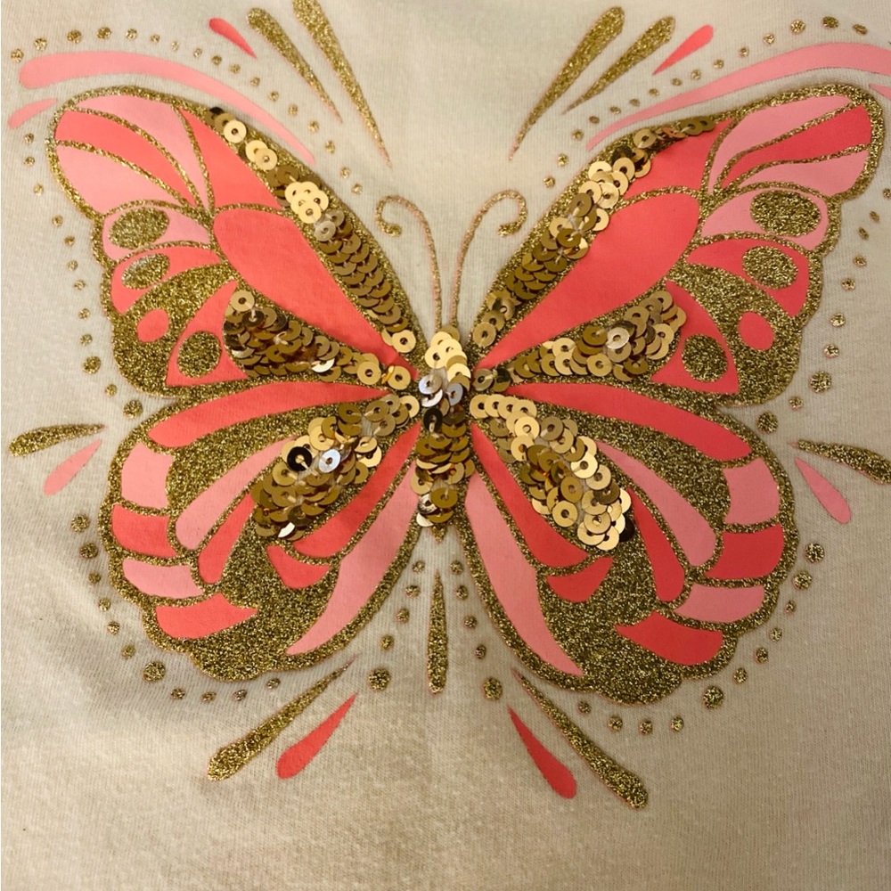 butterfly graphic T